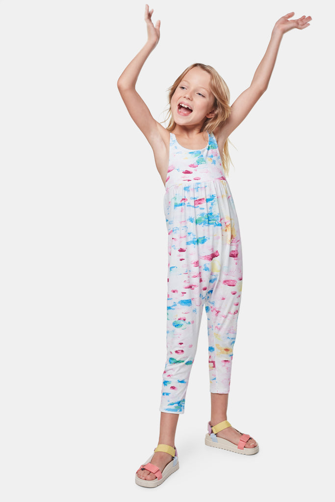 Big Abstract Organic Cotton Jumpsuit