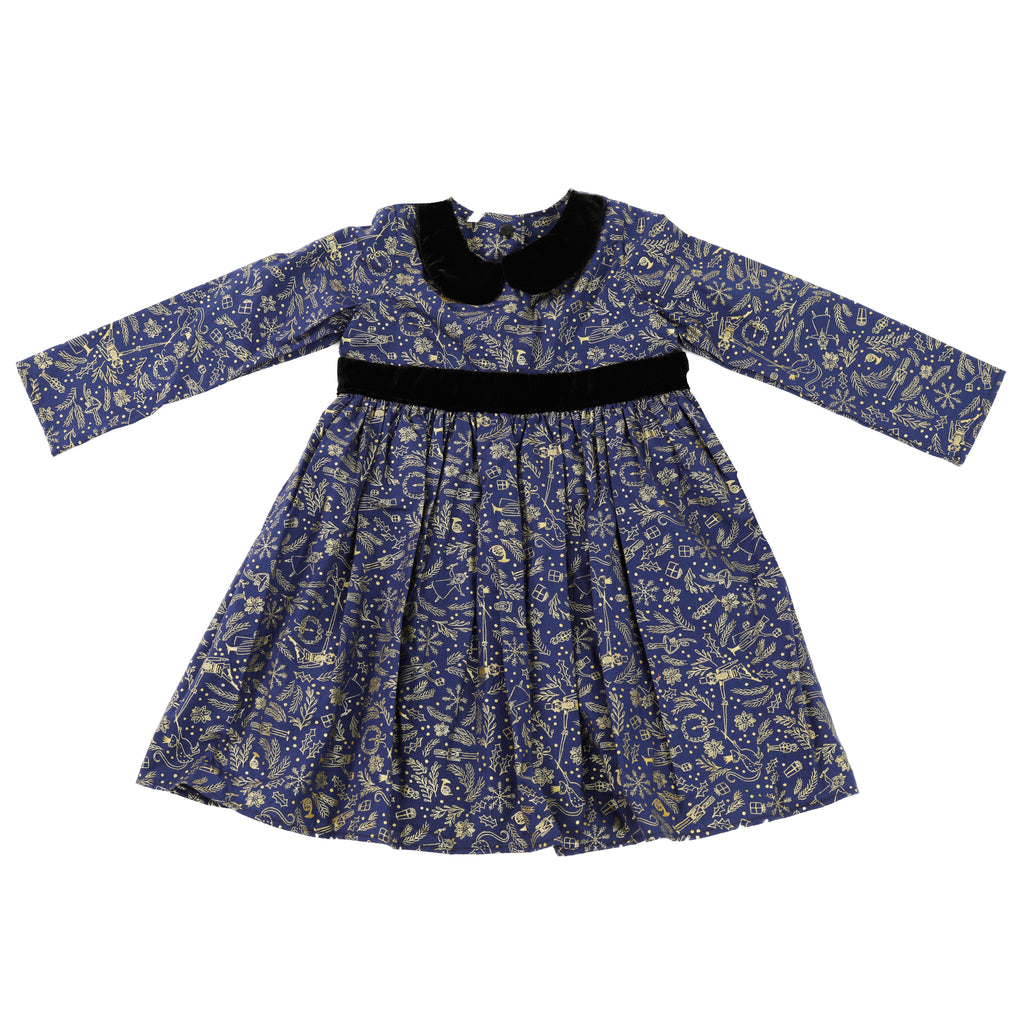 Christmas Navy Dress