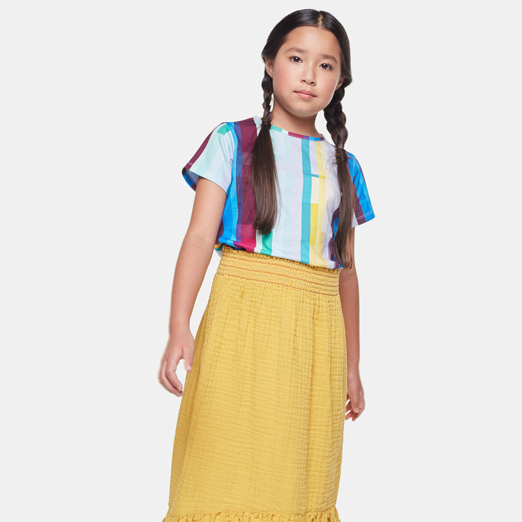 Mirror Stripe Organic Cotton Tee