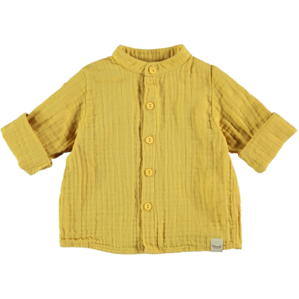 Yellow Bambula Long Sleeve Shirt